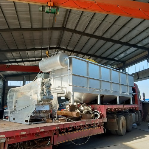 溶氣氣浮機(jī)+疊螺式污泥脫水機(jī)+除臭裝置，發(fā)往天津！