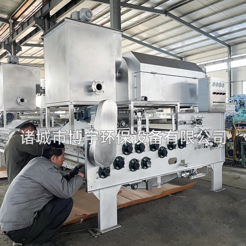 2臺(tái)轉(zhuǎn)鼓式濃縮脫水一體機(jī)完工發(fā)貨啦！