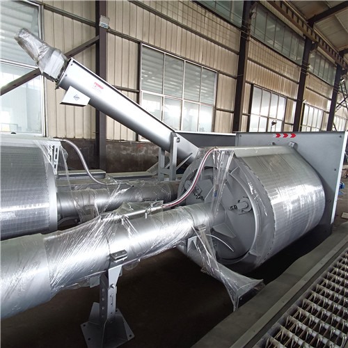 2臺不銹鋼轉鼓式格柵除污機完工發(fā)貨